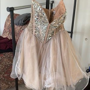 Used as a prom dress/elegant heavy only worn once